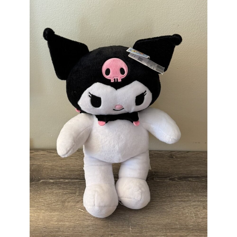 New Build A Bear Kuromi Plush Toy Hello Kitty Friends Sanrio Black Pink 2023 G16